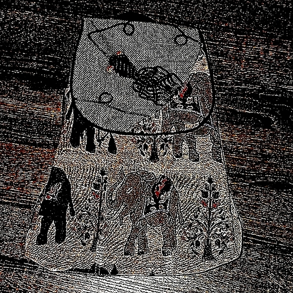 Embroidery Elephant Backpack - Picture 4 of 8